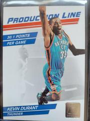 Kevin Durant #1 Basketball Cards 2010 Donruss Production Line Prices