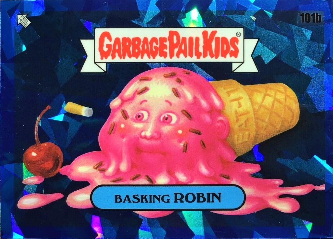 Basking ROBIN #101b Garbage Pail Kids 2021 Sapphire