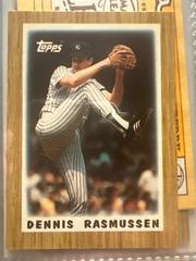 Dennis Rasmussen Baseball Cards 1987 Topps Mini League Leaders Prices