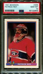 Patrick Roy Hockey Cards 1991 Bowman Prices