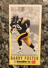 Barry Foster #McD14 Football Cards 1993 McDonald's Gameday Prices