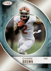 Chase Brown [Gold] #122 Football Cards 2023 Sage Prices