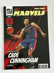 Cade Cunningham [Gold] Basketball Cards 2022 Panini Donruss Net Marvels Prices