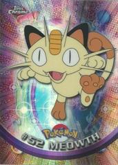 Meowth [Spectra] #52 Pokemon 2000 Topps Chrome Prices