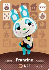 Francine #299 [Animal Crossing Series 3] Amiibo Cards Prices