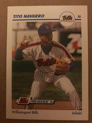 Tito Navarro #639 Baseball Cards 1991 Impel Line Drive Pre Rookie AA Prices