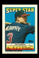 Dale Murphy #18 Baseball Cards 1988 Topps Stickercard Prices