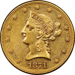 1871 [PROOF] Coins Liberty Head Gold Eagle Prices