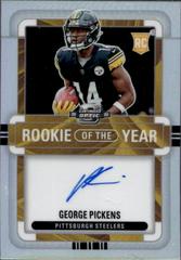 George Pickens [Rookie of the Year Autograph Holo] #ROY-GP Football Cards 2022 Panini Contenders Optic Rookie of the Year Prices