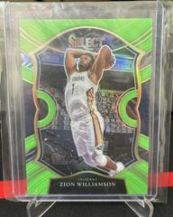 Zion Williamson [Neon Green Prizm] Basketball Cards 2020 Panini Select Prices