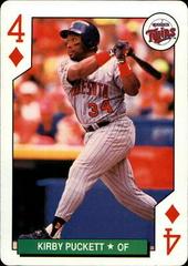 Kirby Puckett #4D Baseball Cards 1991 U.S. Playing Card All Stars Prices