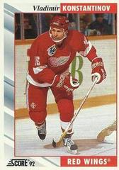 Vladimir Konstantinov Hockey Cards 1992 Score Prices