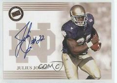 Julius Jones [Bronze] Football Cards 2004 Press Pass Autograph Prices