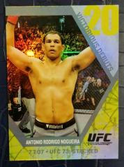 Antonio Rodrigo Nogueira Ufc Cards 2009 Topps UFC Round 1 Victorious Debuts Prices