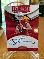 Josh Rosen [Autograph] Football Cards 2018 Panini Contenders Rookie of the Year Prices