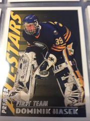 Dominik Hasek [first team all-star] #35 Hockey Cards 1994 Topps OPC Premier Prices