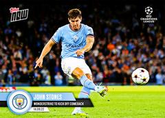 John Stones #25 Soccer Cards 2022 Topps Now UEFA Champions League Prices