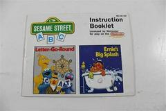 Sesame Street: ABC - Manual | Sesame Street ABC NES