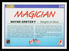 Back Of Card  | Wayne Gretzky Hockey Cards 1990 Score