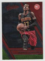 Dennis Schroder Basketball Cards 2016 Panini Absolute Prices