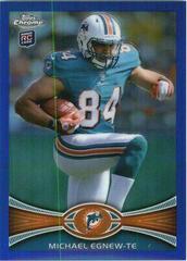 Michael Egnew [Blue Refractor] #2 Football Cards 2012 Topps Chrome Prices