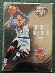 Carmelo Anthony Basketball Cards 2015 Panini Totally Certified Prices
