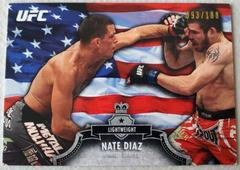 Nate Diaz [Flag] Ufc Cards 2012 Topps UFC Bloodlines Prices