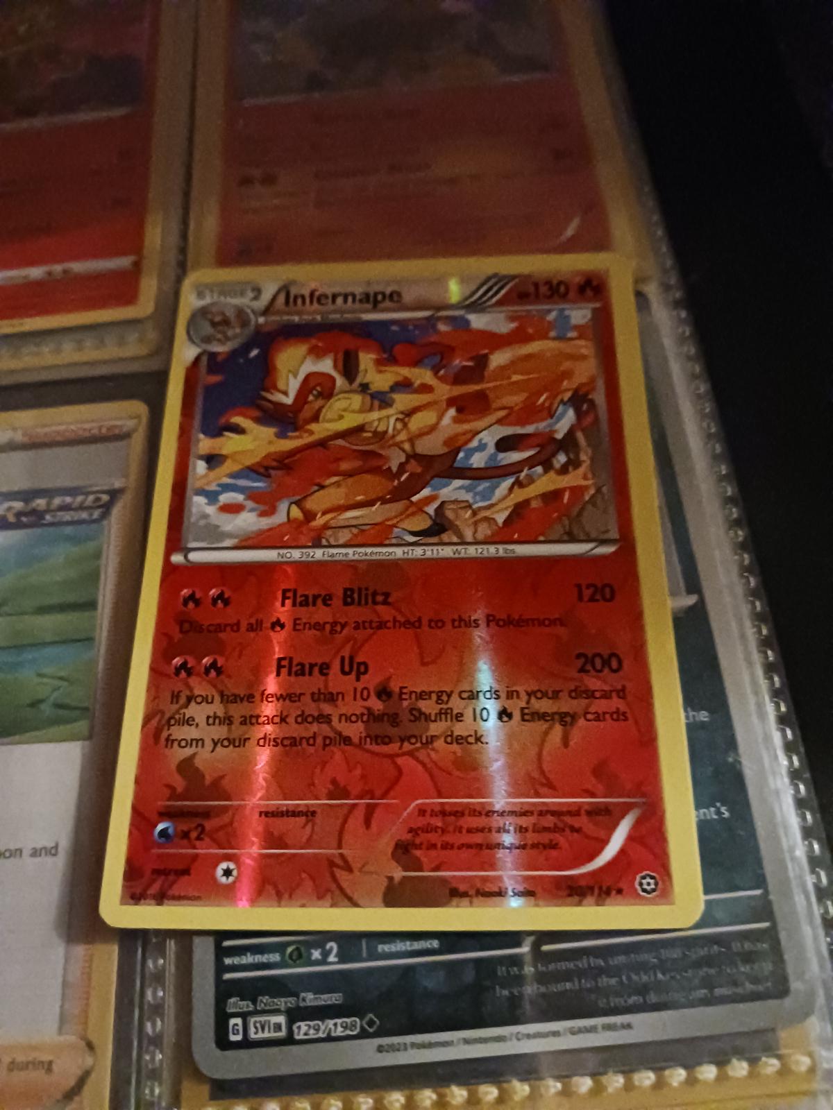 Infernape [Reverse Holo] Ungraded Pokemon Steam Siege