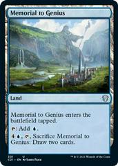 Memorial to Genius Magic Commander 2021 Prices