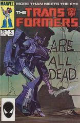 The Transformers #5 (1985) Comic Books Transformers Prices