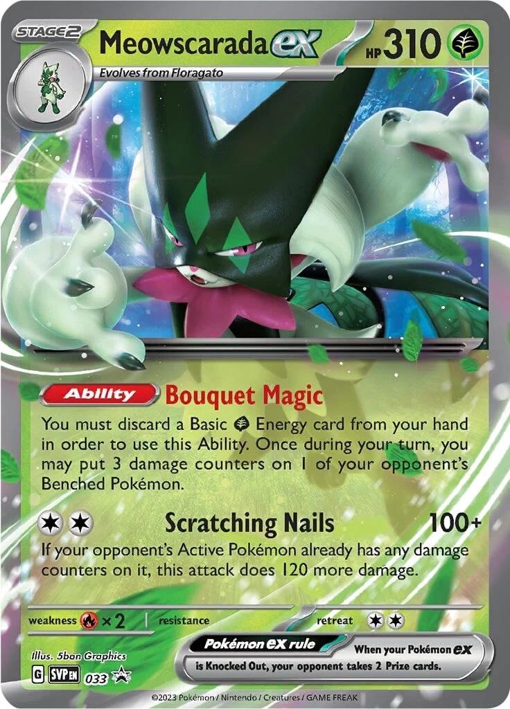 Meowscarada ex #33 Pokemon Promo