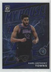 Karl Anthony Towns [Purple] Basketball Cards 2019 Panini Donruss Optic My House Prices