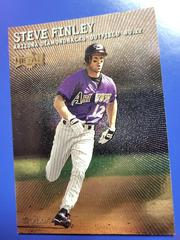 Steve Finley #157 Baseball Cards 2000 Metal Prices