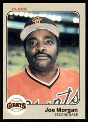 Joe Morgan #270 Baseball Cards 1983 Fleer Prices
