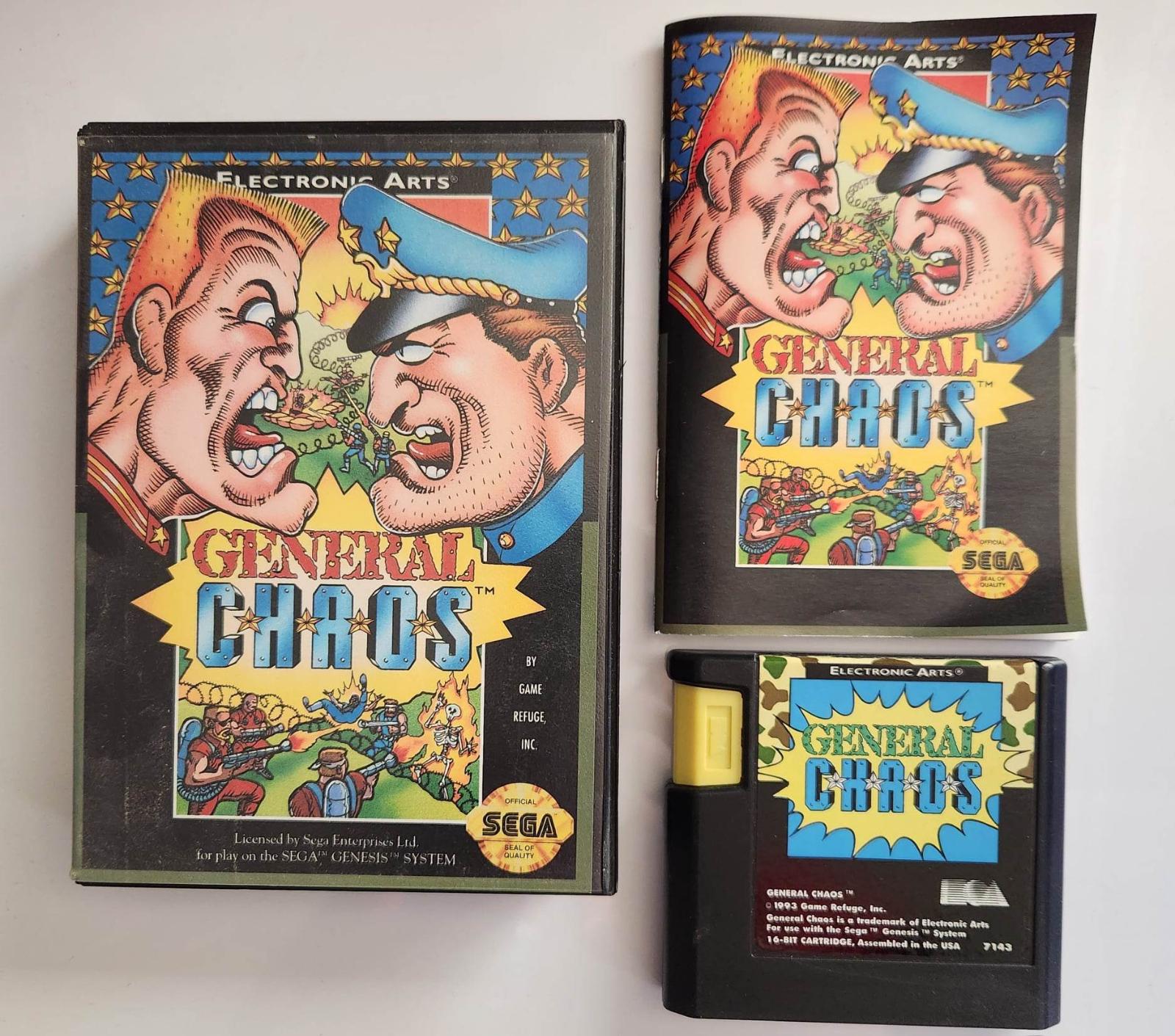 General Chaos | Item, Box, and Manual | Sega Genesis