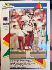 Andre Collins Football Cards 1991 Pacific Flash Cards Prices
