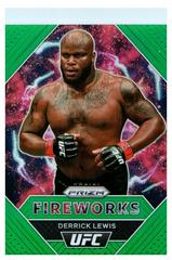 Derrick Lewis [Green] Ufc Cards 2021 Panini Prizm UFC Fireworks Prices