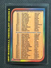 Checklist [CA4-CA88] Baseball Cards 1997 Bowman Prices