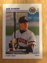 Bob Reimink #395 Baseball Cards 1991 Impel Line Drive Pre Rookie AA Prices