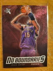 Vince Carter Basketball Cards 2000 Fleer E-X No Boundaries Prices