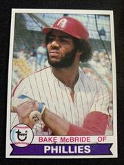 Bake McBride Baseball Cards 1979 Topps Burger King Phillies Prices