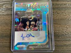 Marques Colston [Blue Ice Prizm] Football Cards 2021 Panini Prizm Franchise Legends Signatures Prices