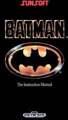 Batman - Manual | Batman Sega Genesis