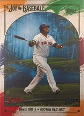 David Ortiz [Paint Splatter] #2 Baseball Cards 2023 Topps X Bob Ross The Joy Of Prices