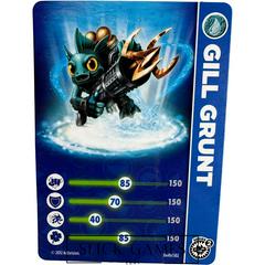 Giants Gill Grunt - Collector Card | Gill Grunt - Giants, Series 2 Skylanders