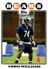 Chris Williams #374 Football Cards 2008 Topps Prices