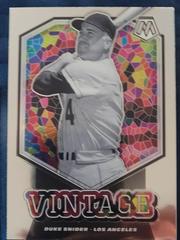 Duke Snider [Vintage] #v7 Baseball Cards 2021 Panini Mosaic Vintage Prices
