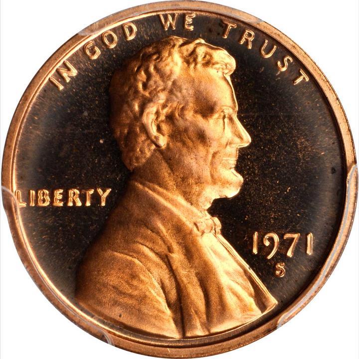 1971 S [DOUBLE DIE FS-101] Coins Lincoln Memorial Penny