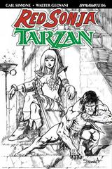 Red Sonja / Tarzan [Davila Black White] #6 (2018) Comic Books Red Sonja / Tarzan Prices
