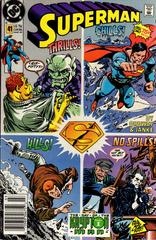 Superman [Newsstand] #41 (1990) Comic Books Superman Prices